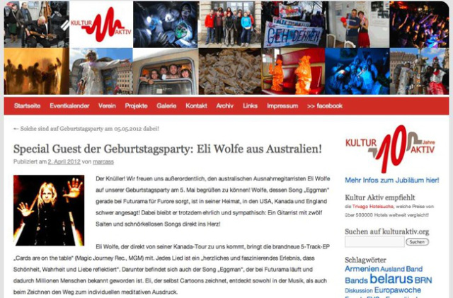Eli Wolfe in Dresden